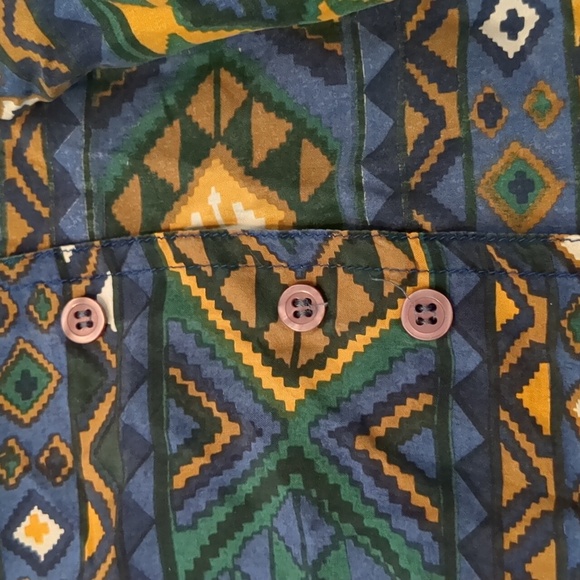 Vintage Fenn Wright & Manson 100% Silk Button Up Shirt - Picture 4 of 6